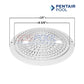 Pentair Pool skimmer lid with dimensions, 10 inches in diameter, designed for efficient pool maintenance and debris control.
