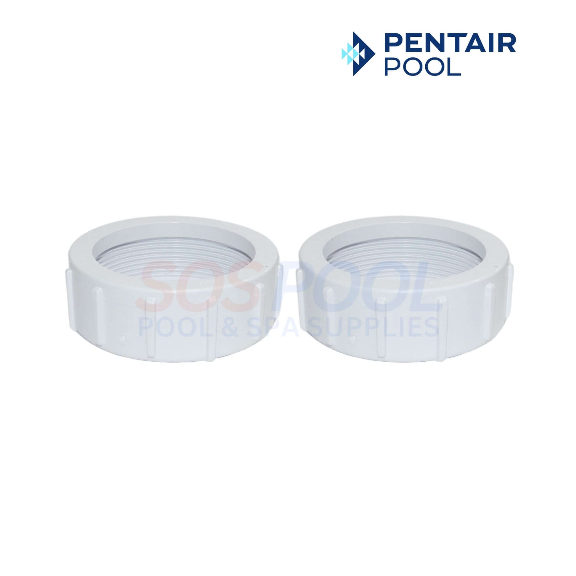 Pentair 2-Inch Slip Half Union 42001-0402 for Max-E-Therm Heaters, 2 Pack, SOS Pool supplies.