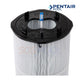Pentair Sta-Rite PLM100 Filter Module Cartridge, SKU 27002-0100S, white pleated filter with black top for pool filtration, SOS Pool supplies.