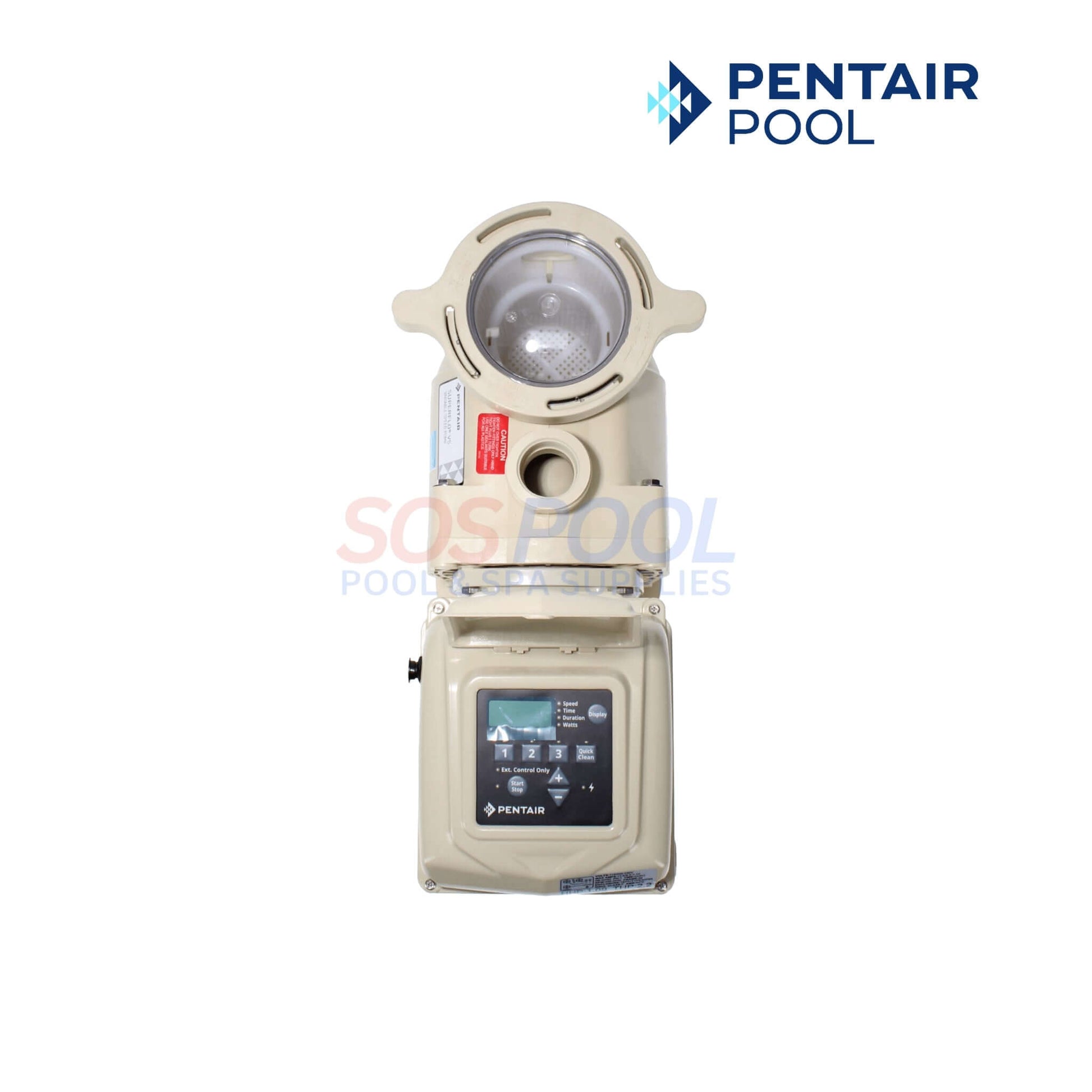 Pentair SuperFlo 1.5 HP Variable Speed Pump | 115V/208V | EC-342001 | SOS Pool | energy efficient pool maintenance