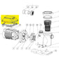 Diagram of Pentair SuperFlo & WhisperFlo VS/VST motor drive assembly 356282, including essential components for installation.