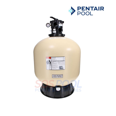 Pentair Tagelus TA100D Sand Filter EC-145240, 30" Top Mount Filter by SOS Pool for superior filtration.