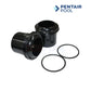 Pentair Pool replacement parts including black tank fittings and O-rings for efficient maintenance, SOS Pool.