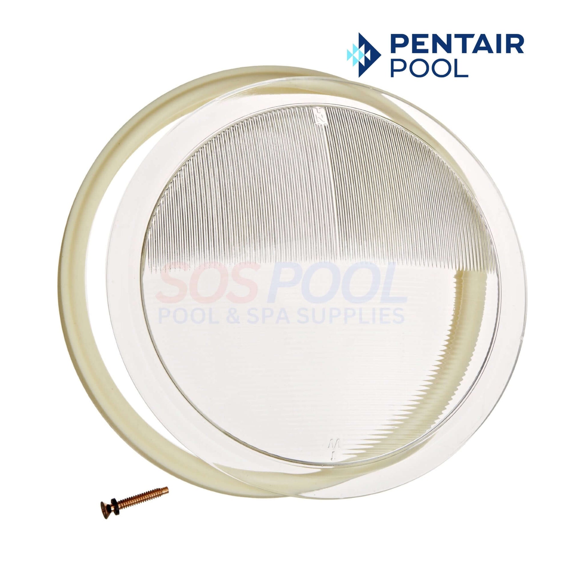 Pentair tempered lens and gasket assembly for IntelliBrite 5g lights, part 619864Z from SOS Pool.