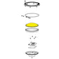 Pentair Tempered Lens and Gasket Assembly For IntelliBrite 5g Lights | 619864Z