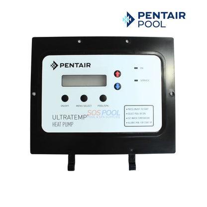 Pentair UltraTemp heat pump control board display unit 473693, features clear labels for easy navigation, SOS Pool.