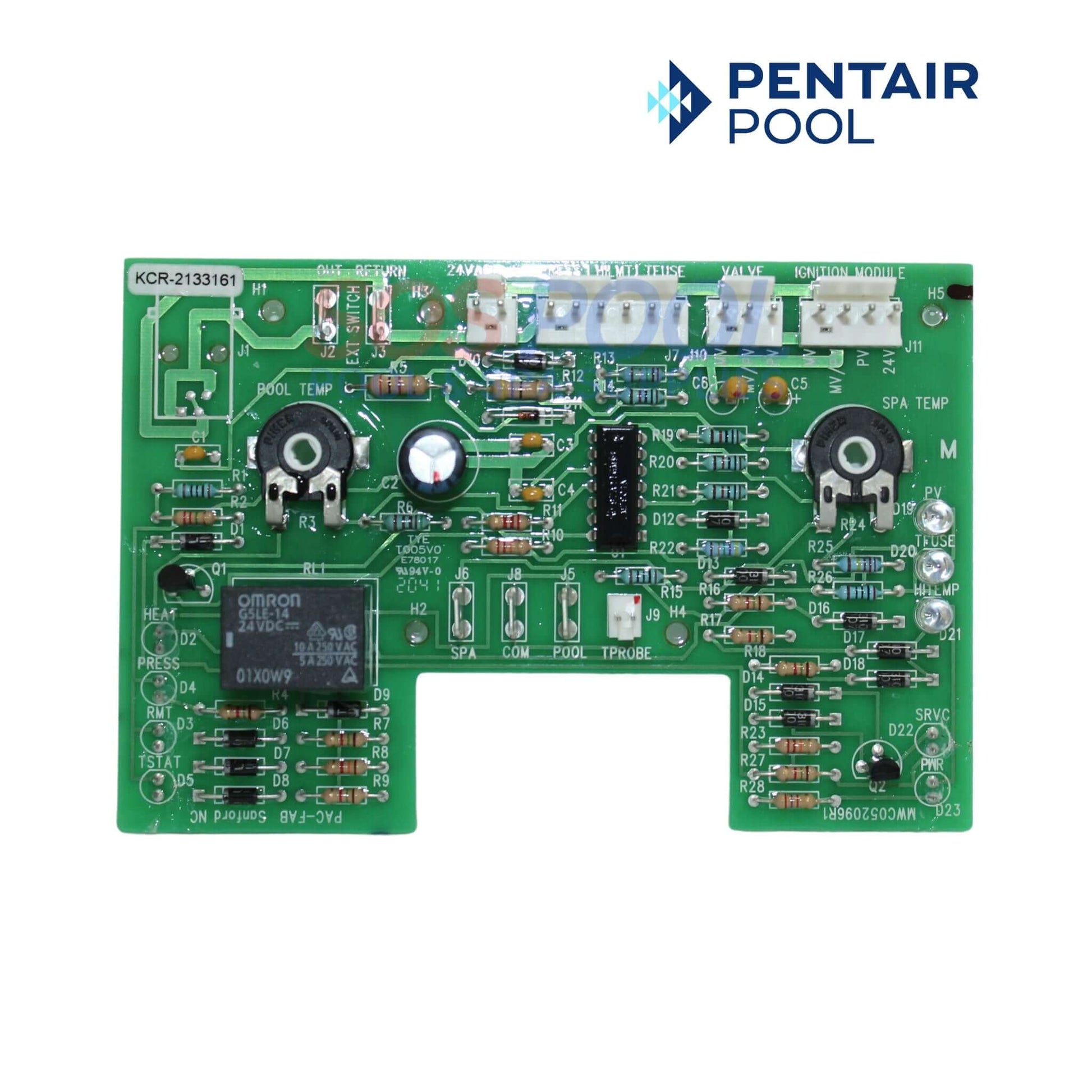 Pentair Thermostat Circuit Board 470179 for MiniMax and PowerMax heaters SOS Pool. OEM electronic component.