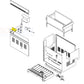 Exploded view diagram of Pentair Thermostat Circuit Board 470179 components for MiniMax and PowerMax heaters by SOS Pool.