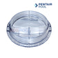 Pentair Trap Cover Lid C3-185 for Sta-Rite Pumps, durable plastic, 7.125"x7.125", SOS Pool supplier.