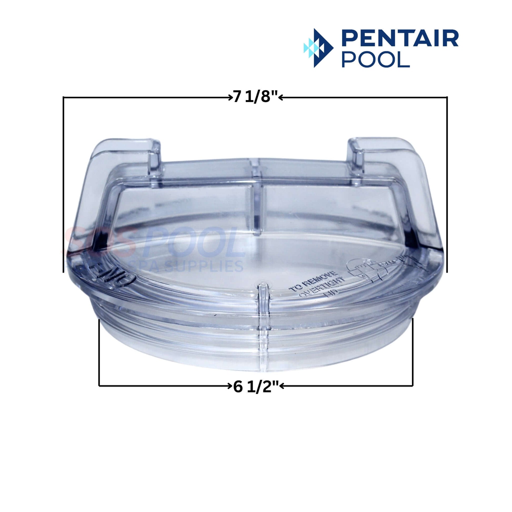 Pentair Trap Cover Lid C3-185 for Sta-Rite Pumps - 7.125" x 6.5" - SOS Pool Supplies