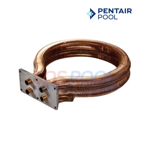 Pentair Tube Sheet Coil Assembly for MasterTemp 125 heaters, SOS Pool compatible replacement kit.
