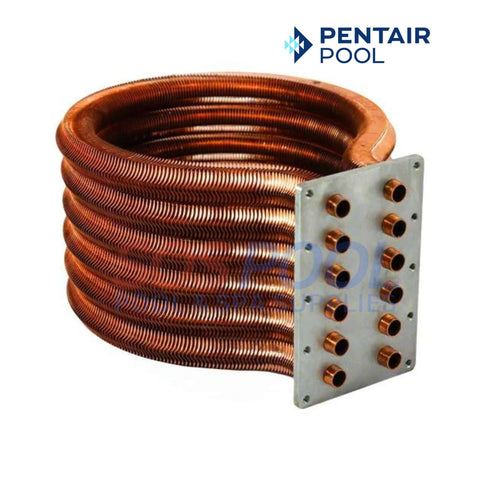 Pentair Tube Sheet Coil Assembly for MasterTemp and Max-E-Therm 400 heaters, model 474061, SOS Pool.