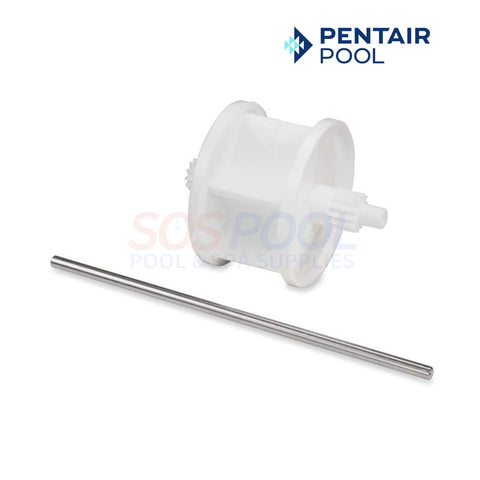 Pentair Turbine Kit 360293 for Rebel and Warrior Cleaners, includes turbine and stainless steel shaft - SOS Pool.