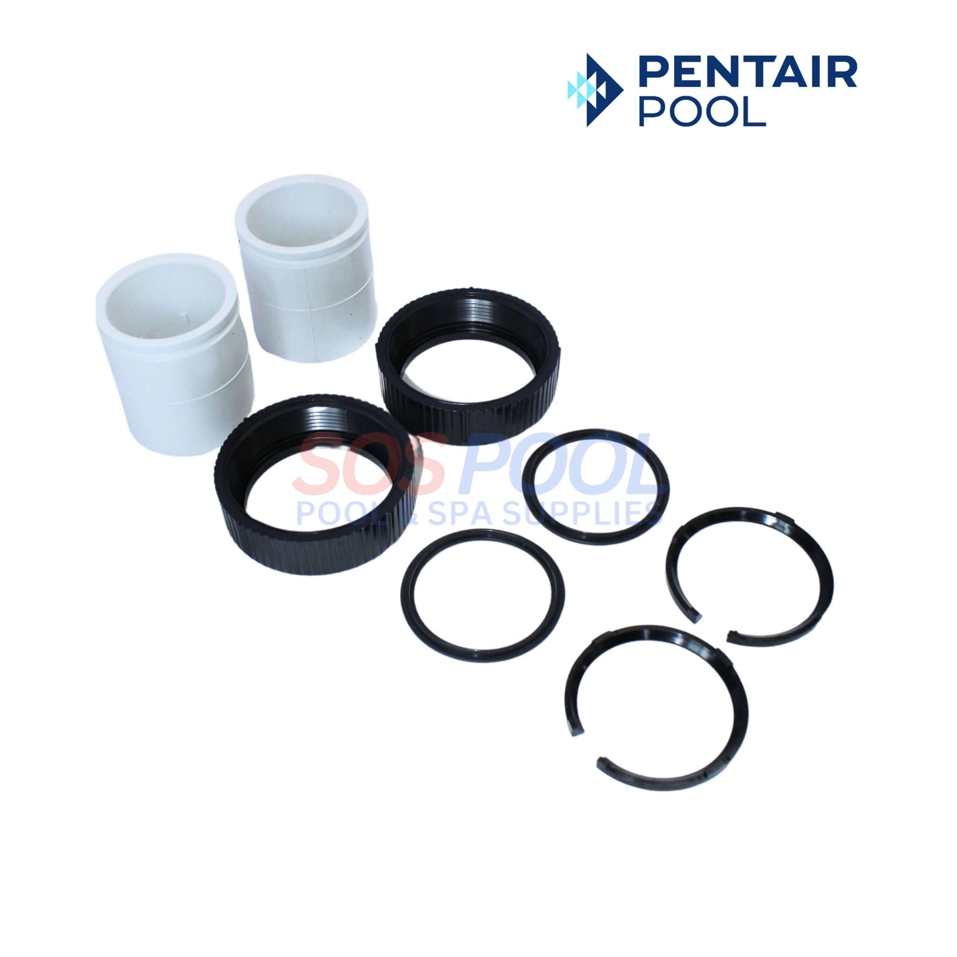 Pentair Union Kit 410020 for Whisperflo and IntelliFlo pumps by SOS Pool, ensuring leak-free connections.