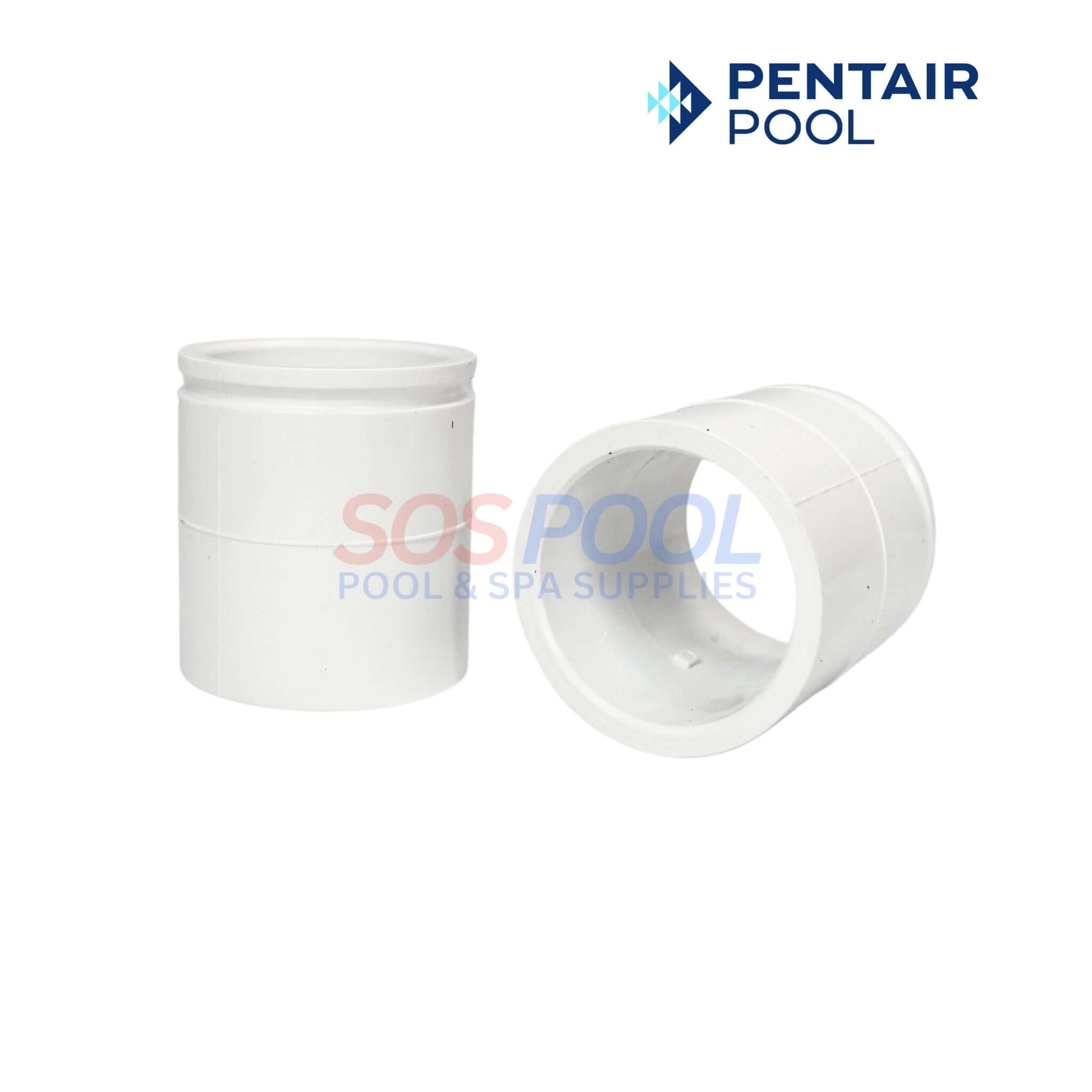 Pentair Union Kit for WhisperfloXF and IntelliFloXF Pumps by SOS Pool, model 410020, featuring reliable PVC unions.