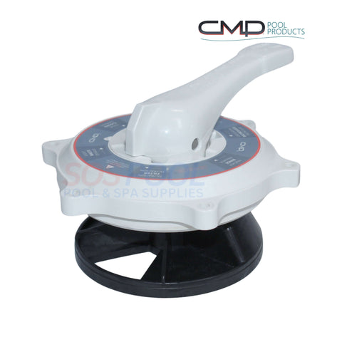 CMP Valve Top Assembly for Pentair 261177 and 261173 Valves, compatible with 1.5" plumbing, SOS Pool.