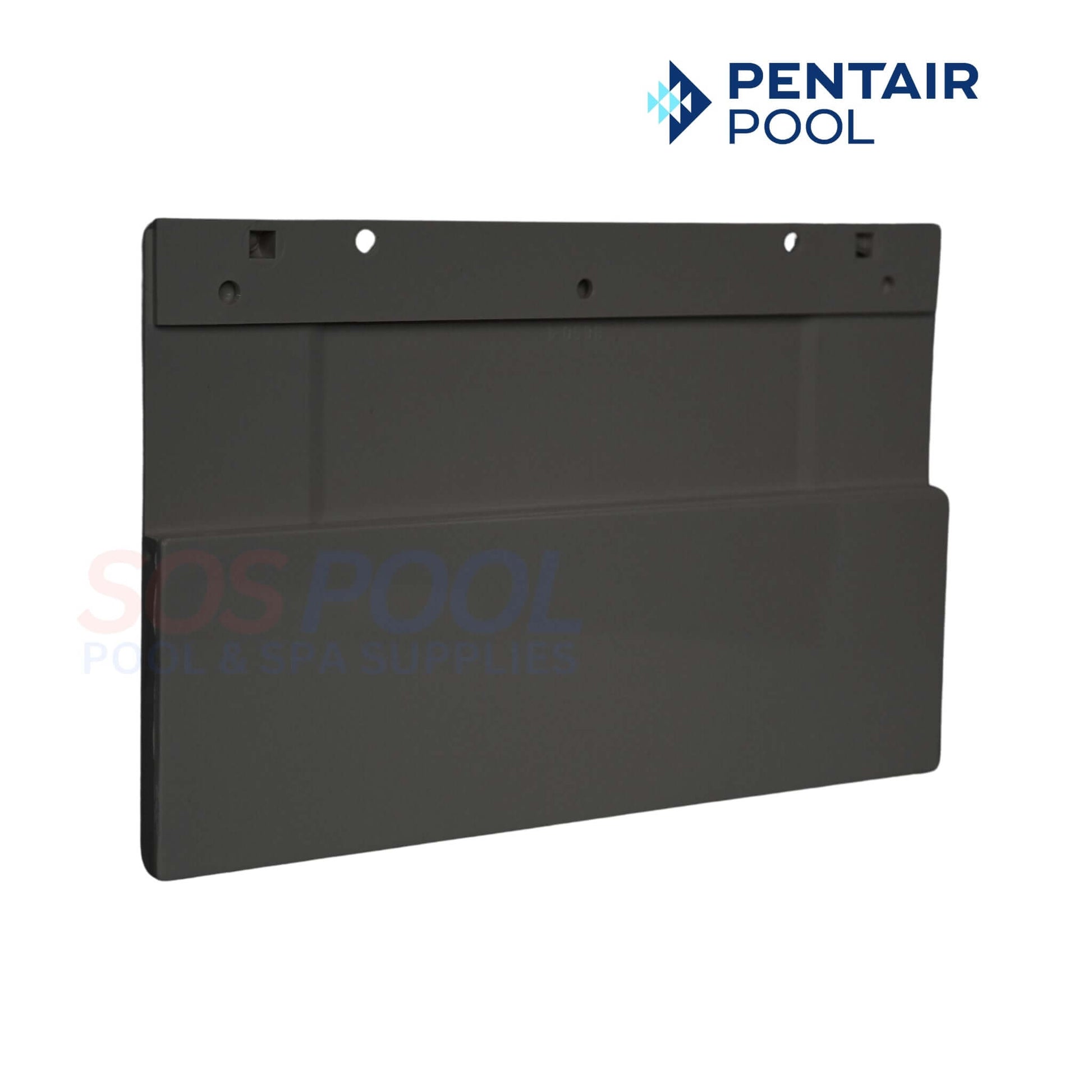 Pentair Weir Gate 08650-0022C in gray for U-3 skimmers by SOS Pool. Durable hinged assembly for optimal water flow.
