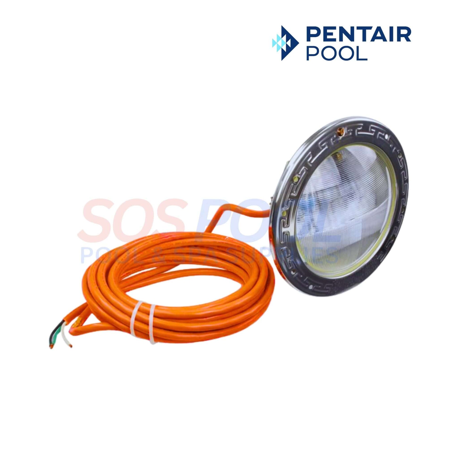 Pentair IntelliBrite 5G White LED Pool Light 120V with 100' Cord - Energy-efficient lighting by SOS Pool.