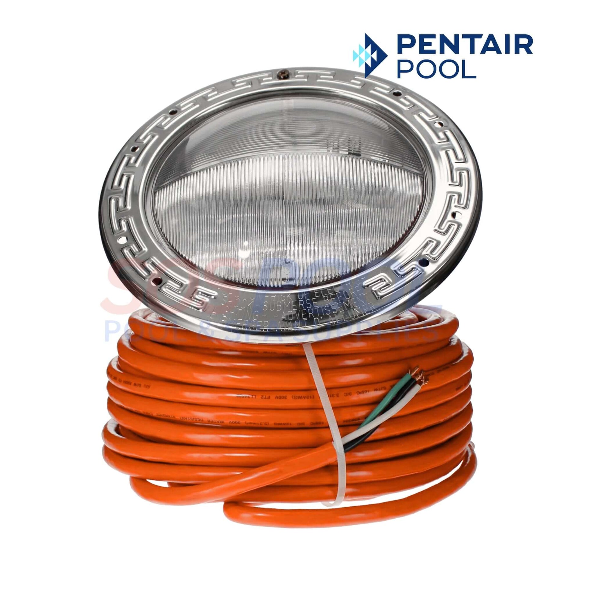 Pentair White LED Pool Light 5G IntelliBrite 500W Equivalent with 100' cord for energy-efficient pool lighting.