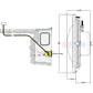 Pentair IntelliBrite 5G White LED Pool Light installation diagram by SOS Pool, showcasing dimensions and design features.