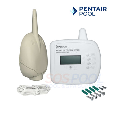 Pentair Wireless Remote and Receiver for EasyTouch Systems, model 520546, by SOS Pool, enhancing pool and spa control.