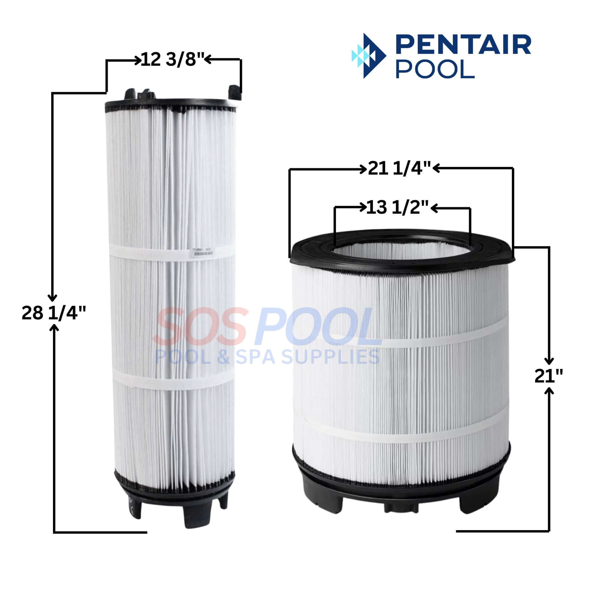 Pentair Inner and Outer Cartridge For Sta-Rite System 3 S8M150 | 450 s