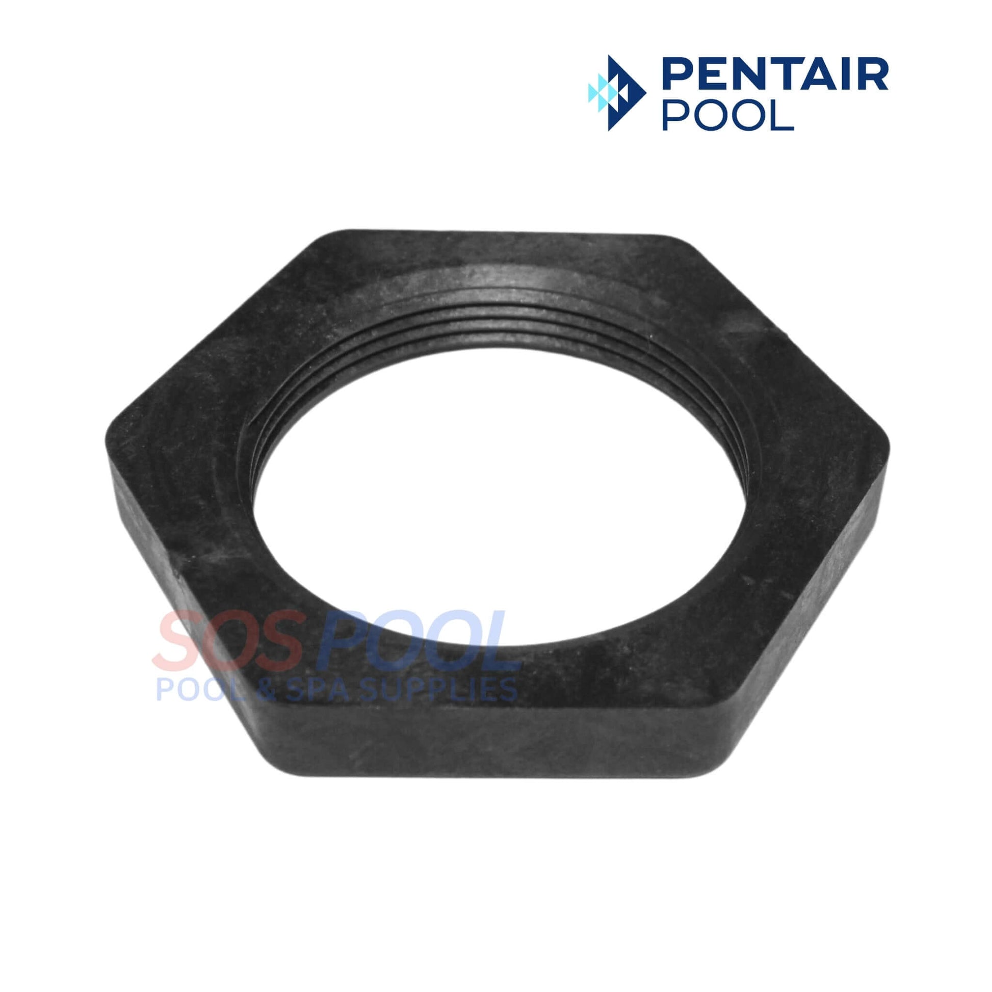 Pentair Internal Bulkhead Locknut 154412, 2-inch component for pool filters, SOS Pool supplies.