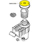 Diagram of Pentair Skimmer Lid 08650-0058 for Sta-Rite U-3 skimmers, featuring SOS Pool replacement parts.