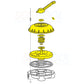 Pentair Top Assembly 272422 diagram with valve cover, handle, and parts for 2in HiFlow Multiport Valves at SOS Pool.