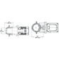 Pentair WhisperFlo VST Variable Speed Pump 011533, dimensions diagram, 10" x 7.8" x 5.6", suitable for in-ground pools by SOS Pool.