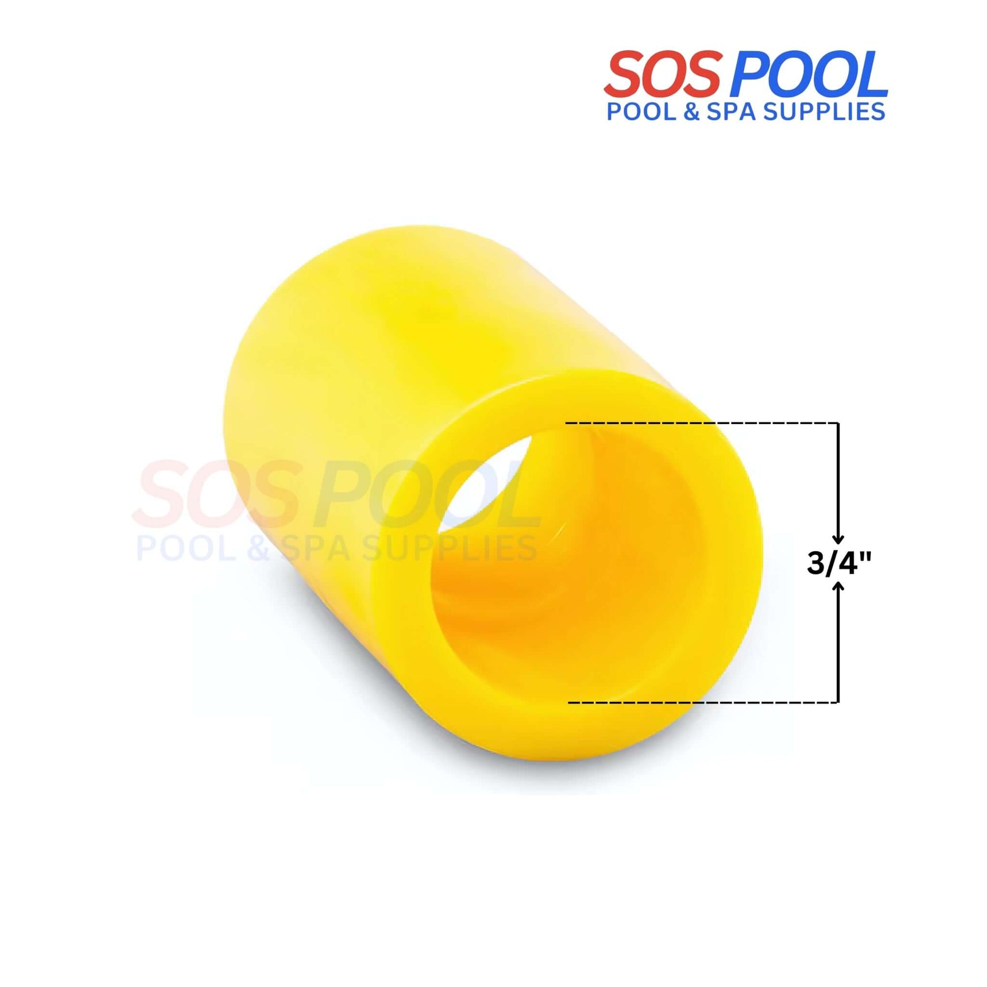 Poly Socket Fusion Coupling 3/4-inch IPS designed for joining polyethylene gas pipes, SKU: Poly Socket Fusion Coupling.