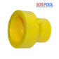 Poly Socket Fusion Reducer Bushing 1.5" x 3/4" for gas and water systems by SOS Pool.