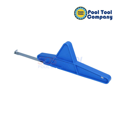 Pool Tool Closed Impeller Wrench | 127 in blue, designed for safe installation of swimming pool parts and maintenance.