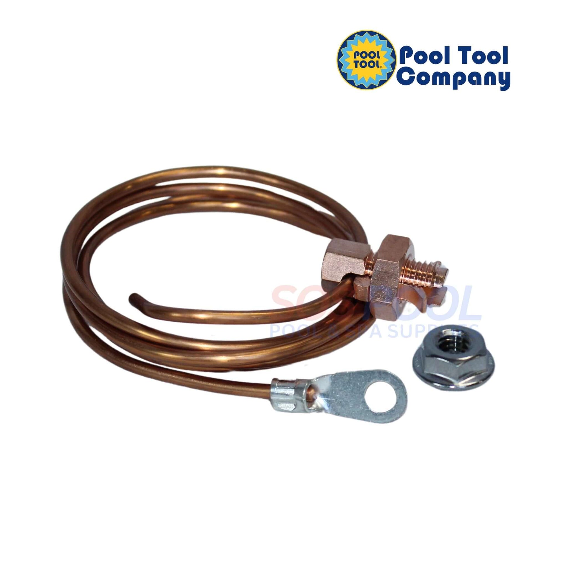 Pool Tool Inline Zinc Anode 2" Slip 104D for galvanic corrosion prevention in swimming pools by SOS Pool.