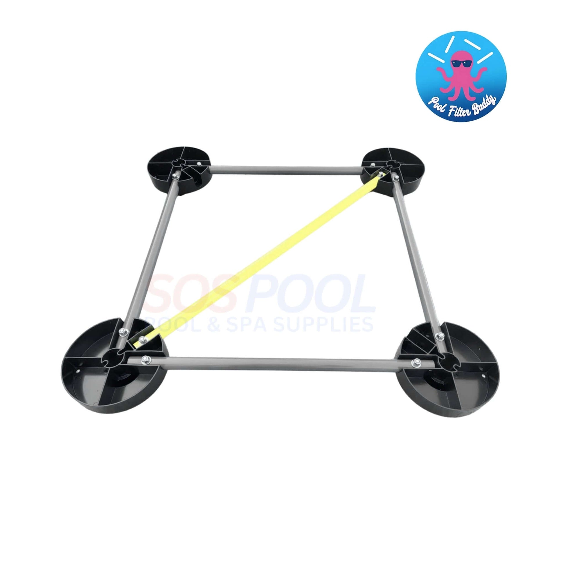 Pool Filter Buddy cleaning stand, ergonomic filter cleaning station by SOS Pool, SKU: 2 Pack