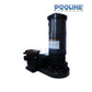 Pooline Cartridge Filter & 0.75HP Pump | 90 Sq. Ft. | 11512 in black, used for efficient swimming pool filtration and circulation.