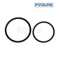 Pooline Cartridge Filter & 0.75HP Pump | 90 Sq. Ft. | 11512 O-rings set for pool maintenance, shown in black, from SOS Pool supplies.
