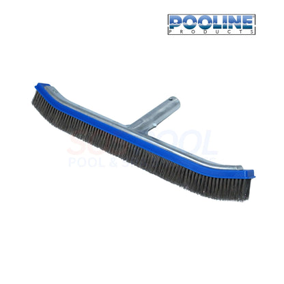 Pooline Curved Stainless Steel Bristles Brush | 18" | 11025S
