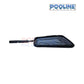 Pooline Swimming Pool Leaf Skimmer 11521 features durable black frame and fine mesh for efficient debris removal. SOS Pool.