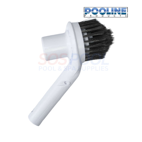 Pooline Swimming Pool Stainless Steel Bristle Corner Vacuum Brush 11508SS for effective algae removal - SOS Pool.