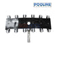 Pooline 19" vacuum head with swivel metal handle and urethane wheels for efficient pool cleaning | SOS Pool