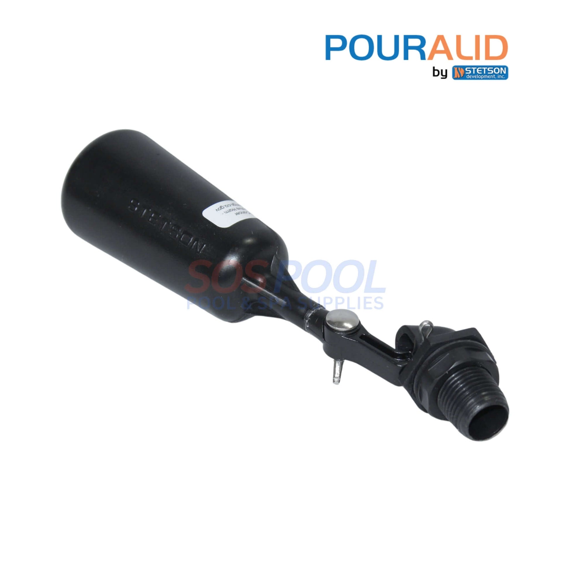 Pour-A-Lid Float Valve 1/2ATF designed for optimal water levels in pools. SOS Pool product for reliable flow control.