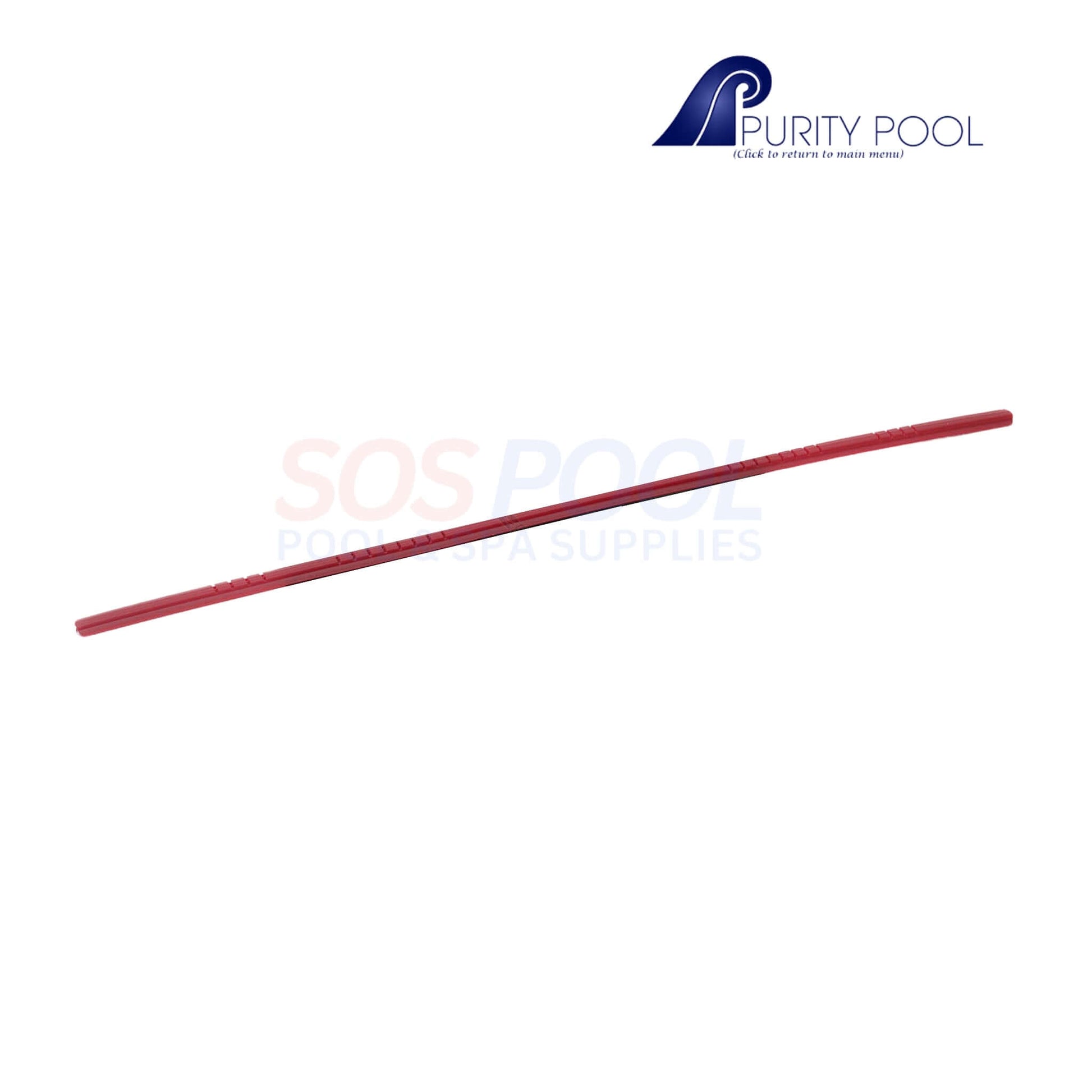 Purity Pool Plastic Trim for Red Baron Leaf Rake, durable replacement edge for all pool types from SOS Pool.