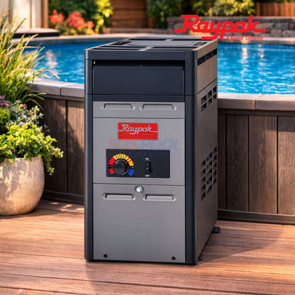 Raypak 106A Natural Gas Above Ground Pool & Spa Heater | 105k BTU | 014779