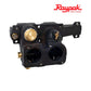 Raypak ASME CI Heater Inlet & Outlet Header | 006730F, heavy-duty cast-iron component for Raypak pool heater systems.