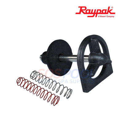 Raypak Bypass Kit for Heaters 006715F with springs, designed for SOS Pool efficiency and performance.