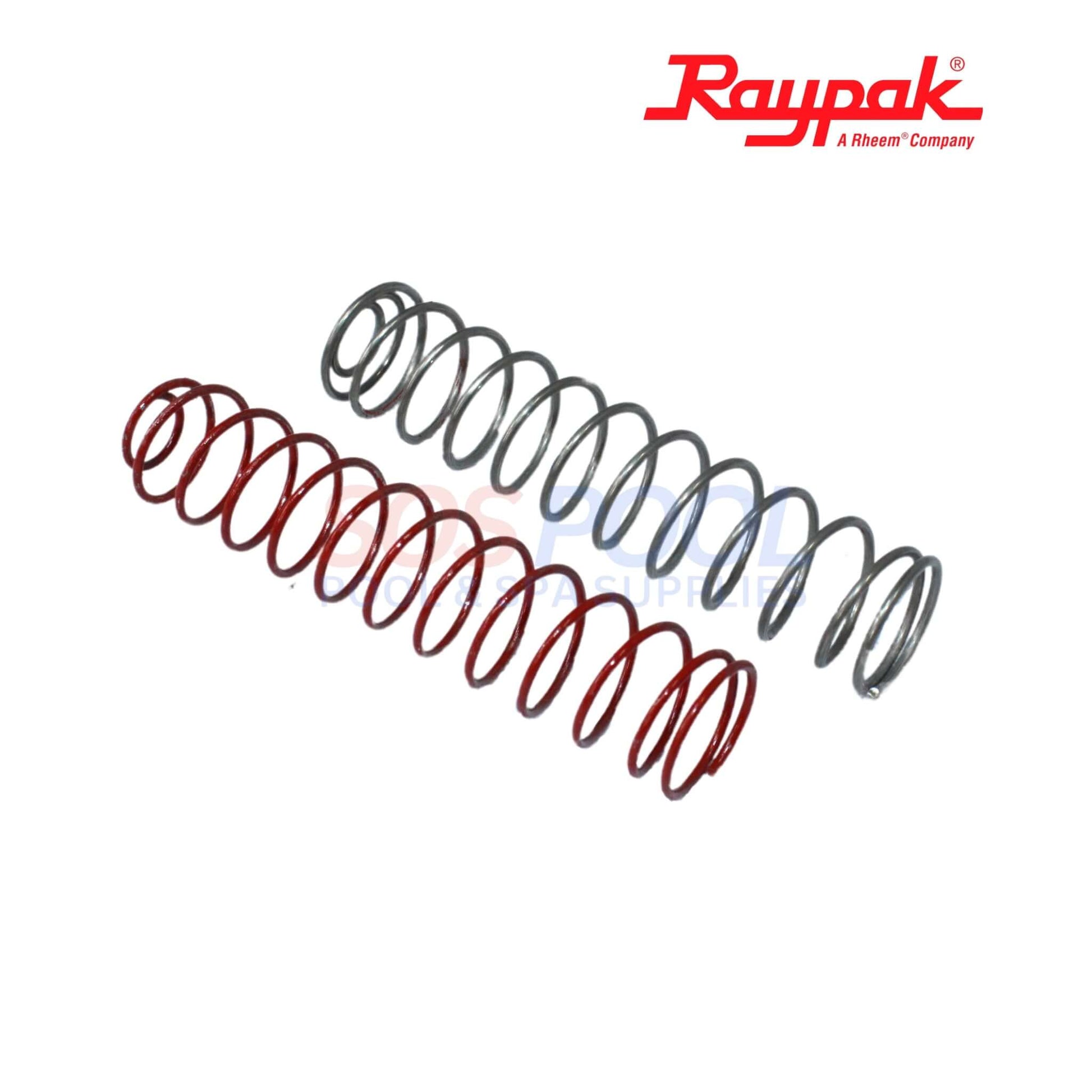 Raypak Bypass Kit springs for Low NOx Heaters, model 006715F. Enhance efficiency for SOS Pool systems.