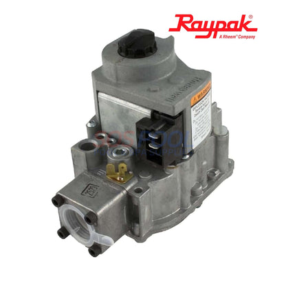 Raypak combination propane gas valve DSI for 130A heaters, OEM replacement part, SKU 011591F, SOS Pool.