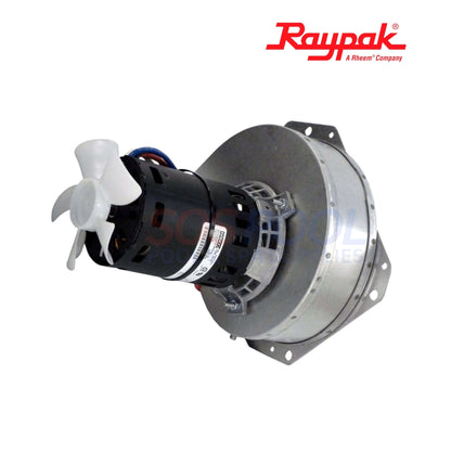 Raypak D-2 Power Vent Blower Kit | 008156F, OEM replacement blower for D-2 Raypak heaters, ideal for pool supplies.
