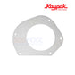 Raypak D-2 Power Vent Blower Kit | 008156F blower gasket shown at angle with SOS Pool branding, ideal for swimming pool parts.